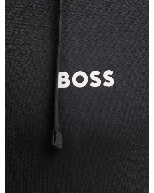 Boss Black Zip-up Hoodie for men