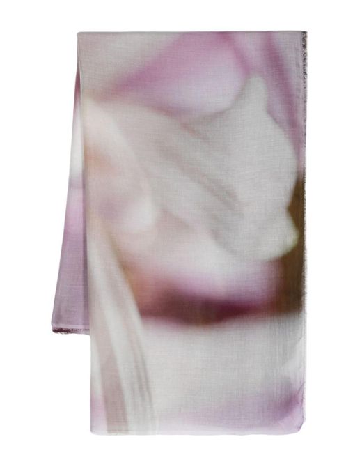 Faliero Sarti Purple Schal mit Ombre-Effekt
