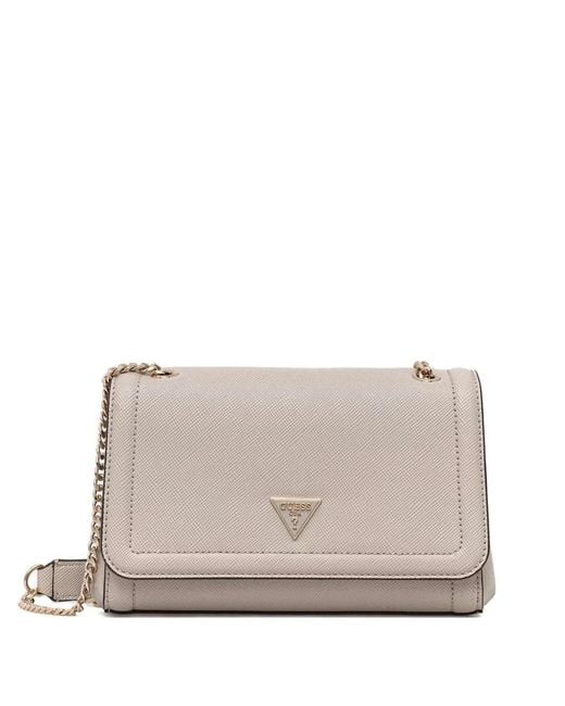Guess Gray Mini Noelle Shoulder Bag