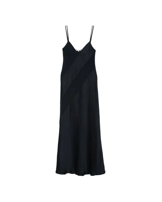 Antonelli Black Luna V-Neck Maxi Dress