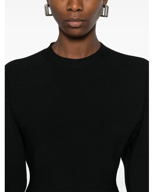 Wardrobe NYC Black X Rhw Power Mini Dress