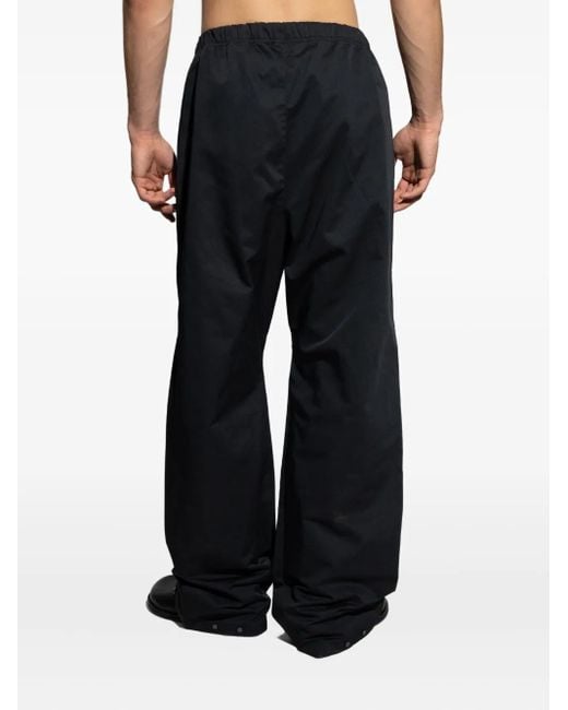 Fear Of God Blue Drawstring-Fastening Trousers for men