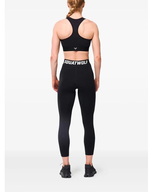 SQUATWOLF Black Racerback Bra Top