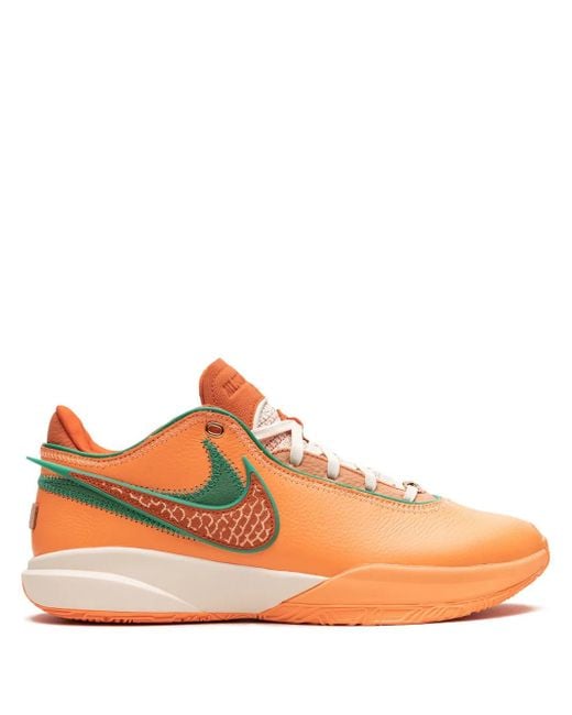 Nike Orange Baskets Lebron 20 'Famu X Apb