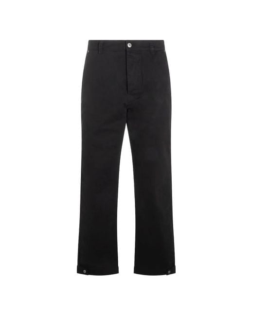 Off-White c/o Virgil Abloh Black Belt-Loop Trousers for men