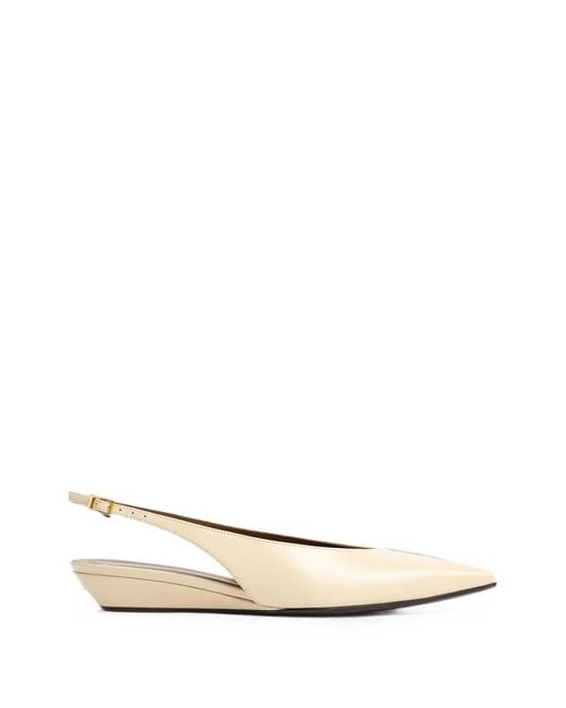 Giuseppe Zanotti White Muse Slingback Pumps