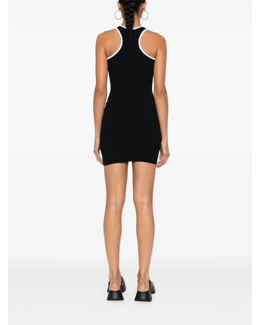 Amiri Black Ma Mini Dress