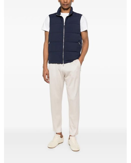 Eleventy White Pantalon À Lien De Resserrage for men