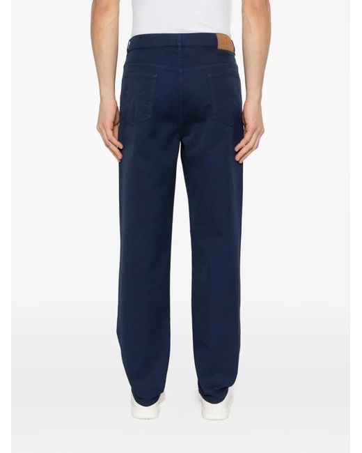 Brunello Cucinelli Blue Logo Jeans for men