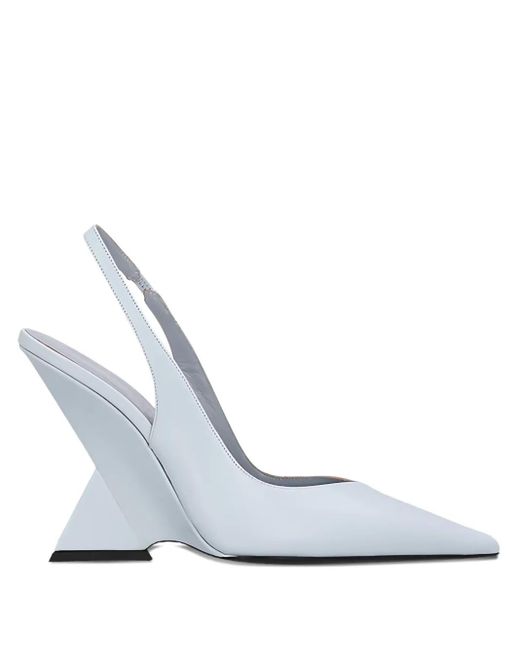 The Attico Cheope 105mm スリングバック パンプス White