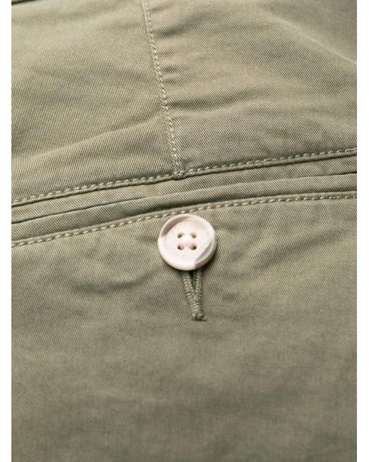 Woolrich Green Slim-Cut Chino Trousers for men