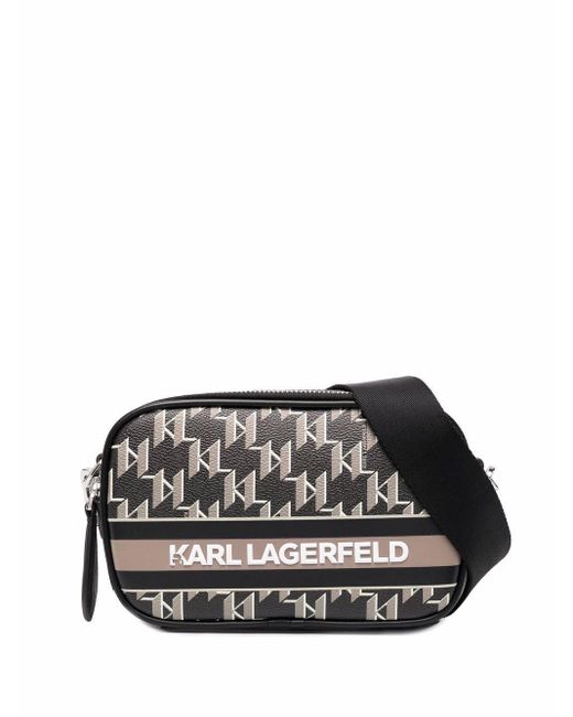 Karl Lagerfeld K/ikonik Crossbody Bag in Black Lyst