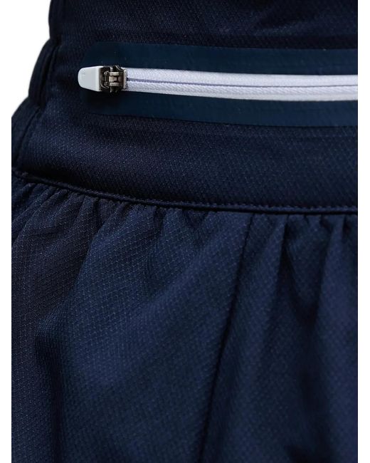 Lacoste Blue Logo-Patch Elasticated-Waist Shorts
