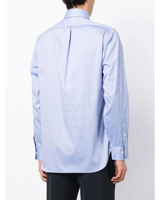 Polo Ralph Lauren Blue Dress Shirt Long Sleeve Clothing for men