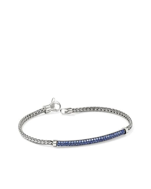 John Hardy White Jh Essential Sapphire Bracelet