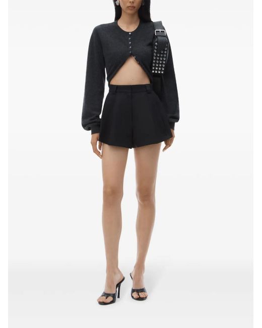 Alexander Wang Black Flared Shorts