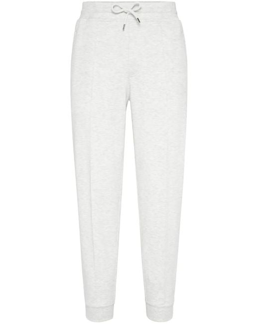 Brunello Cucinelli Trainingsbroek Met Trekkoord in het White voor heren