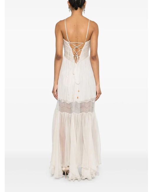 Maria Lucia Hohan White Jara Maxi Dress
