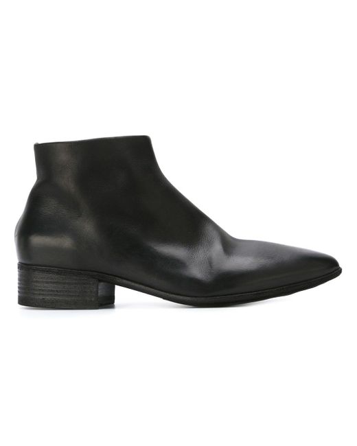 Marsèll Black Pointed Toe Boots for men
