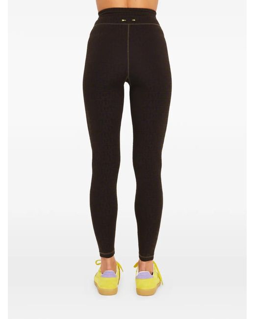 The Upside Black Castilla Drawstring Leggings