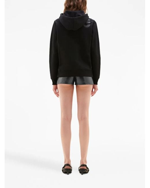 Courreges Gray Grained-Texture Mini Shorts