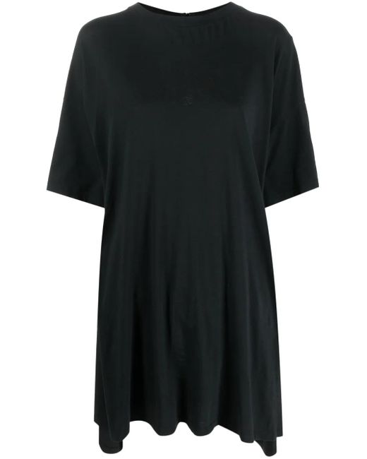 MM6 by Maison Margiela Black Numbers-Print Cotton Playsuit