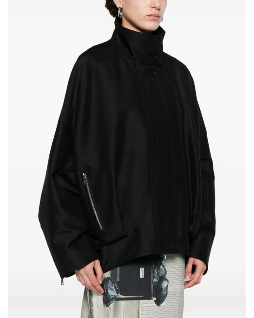 R2W Black Zip-Fastening Jacket