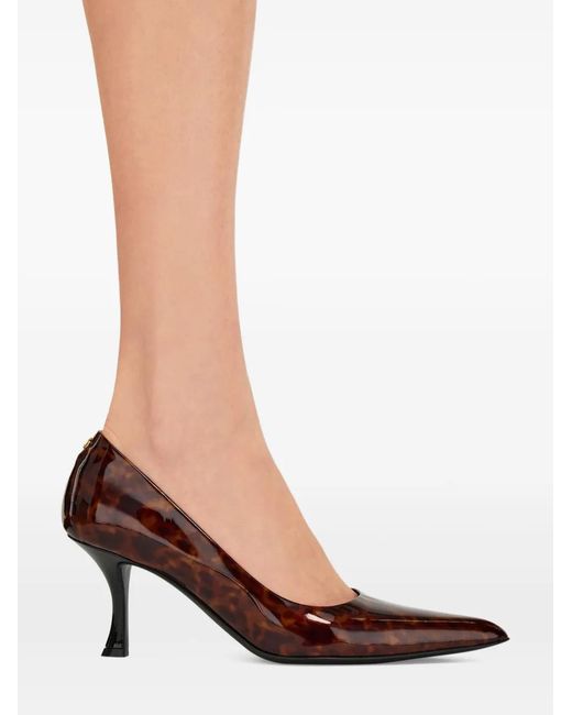 Ferragamo Brown Tortoiseshell Pumps