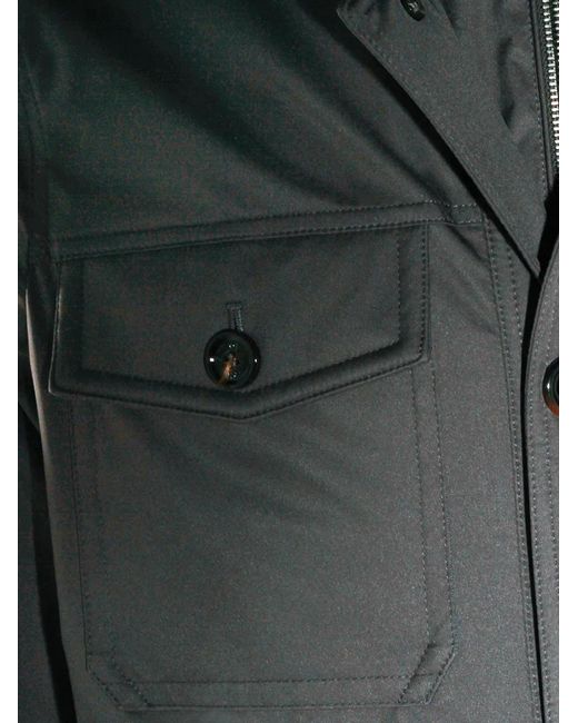 Moorer Gray Flap-Pockets Jacket for men