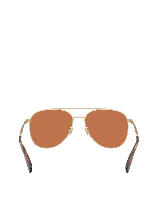 COACH Metallic Pilot-Frame Sunglasses for men