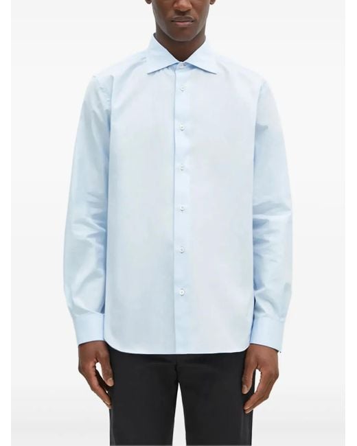 Paul Smith White Button-Down Cotton Shirt for men