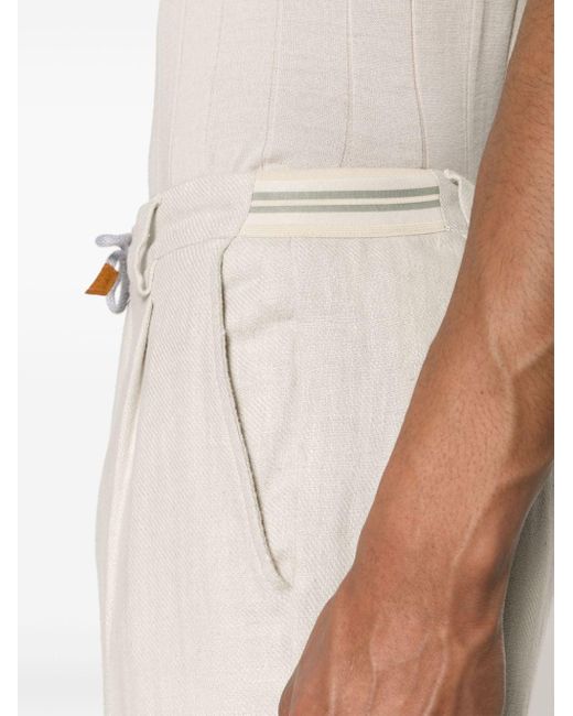 Pantalon chino à taille mi-haute Eleventy pour homme en coloris White