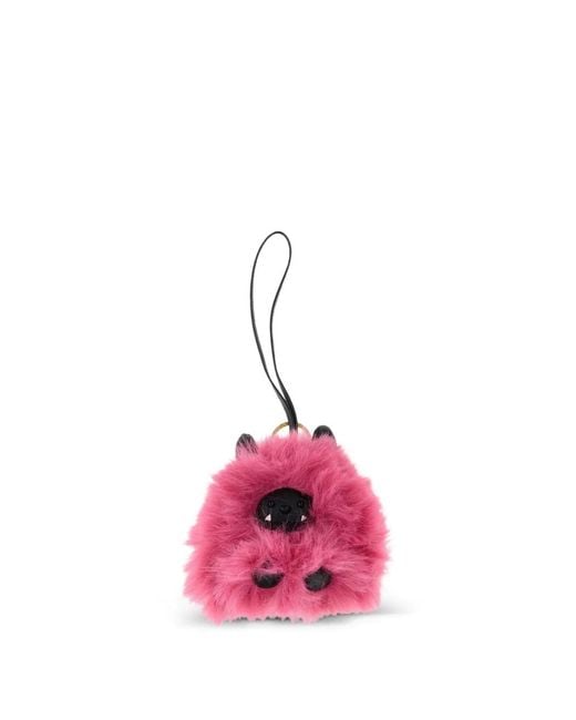 MCM Pink Aren Marsdog Bag Charm