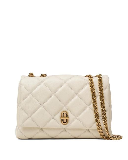 Marc Jacobs Natural The Slim Dual Leather Shoulder Bag