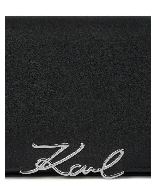 Karl Lagerfeld Black Mini-Tasche mit Kettenriemen