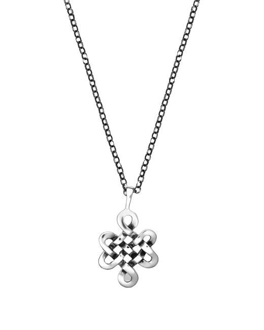 Elle Macpherson Metallic Collier Endless Knot