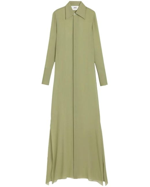 AMI Maxi-Blousejurk in het Green