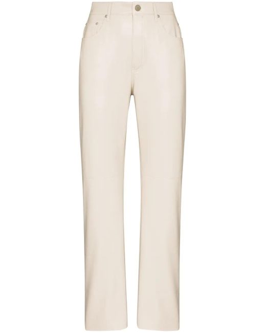 Pantalon Vinni À Coupe Droite Nanushka en coloris Natural