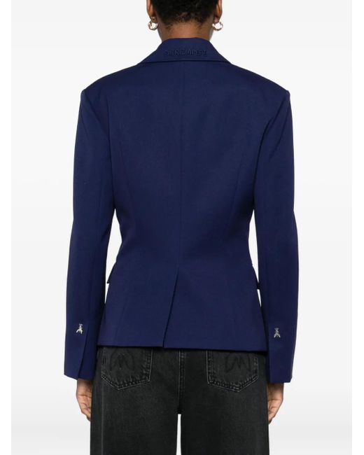 Patrizia Pepe Blue Button Blazer