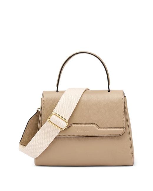 Frau Natural Sac Porté Épaule À Logo Embossé