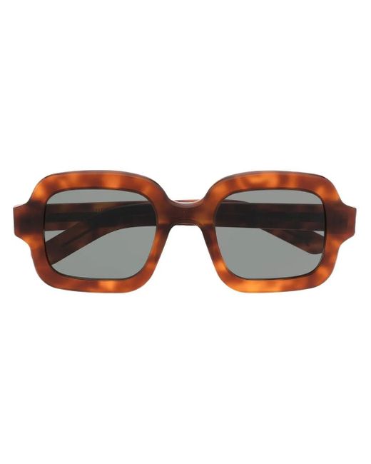 Retrosuperfuture Brown Benz Square-Frame Sunglasses
