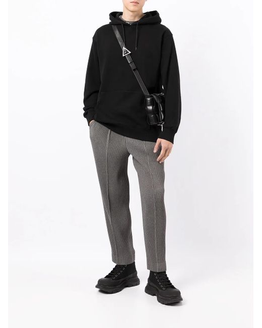 Yohji Yamamoto Black 'No Future' Logo-Print Hoodie for men