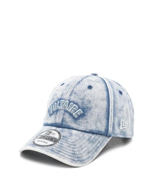 Zadig & Voltaire Blue X New Era 9 Forty Embroidered Baseball Cap