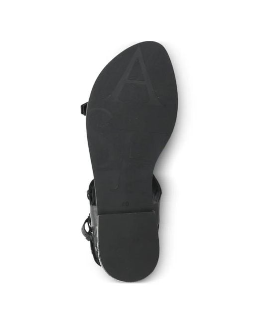 Ash Black Penny Sandals