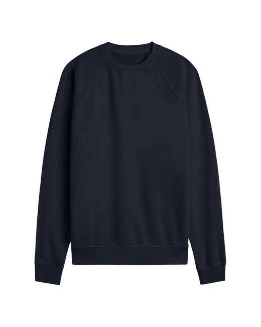 Ecoalf Blue Raglan-Sleeve Sweater for men