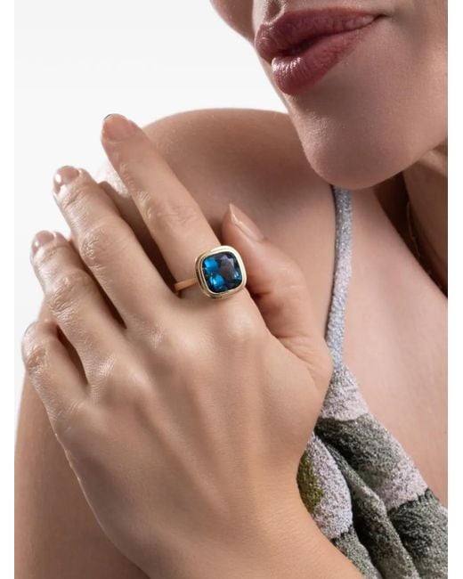 Goshwara Blue Manhattan London Topaz Ring