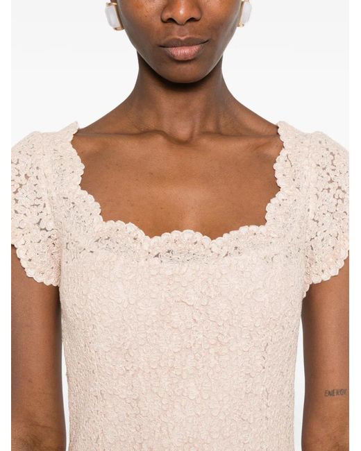Ermanno Scervino Cotton Polyester Viscose Dress in White | Lyst Canada
