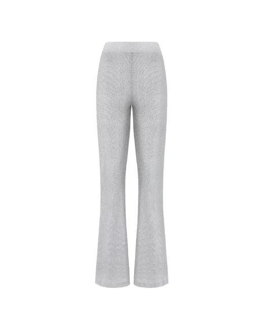 Missoni Gray Pantalon À Coupe Évasé