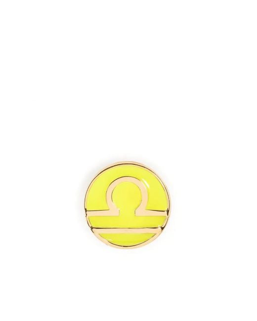 Maria Black Yellow Libra Pop Coin Charm