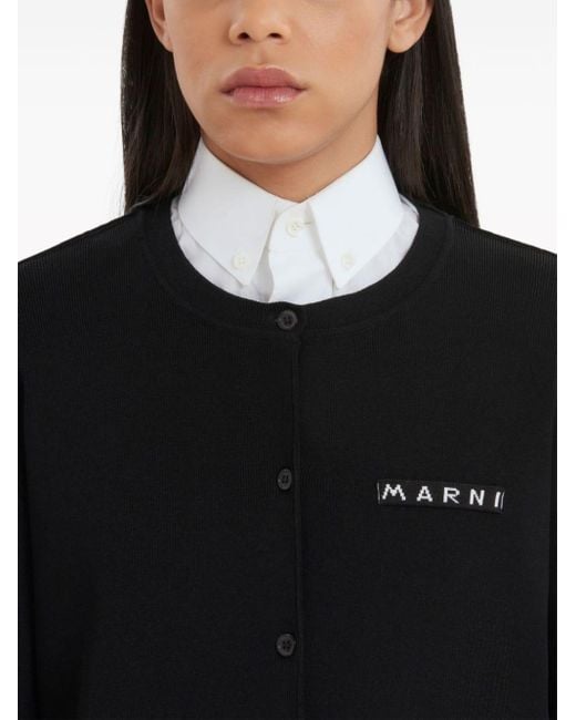 Marni Vest Met Logo-applicatie in het Black